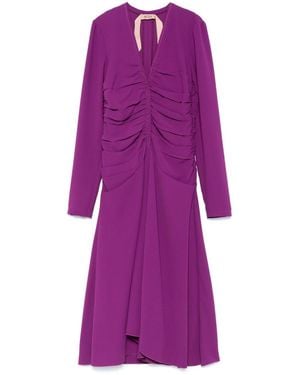 N°21 Crepe Midi Dress - Purple