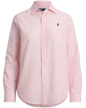 Polo Ralph Lauren Striped Cotton Shirt - Pink