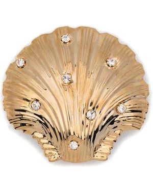 ROWEN ROSE Pendientes con aplique de concha - Neutro