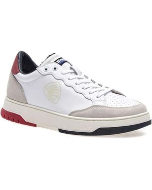 Blauer Murray 01 Sneakers - Weiß