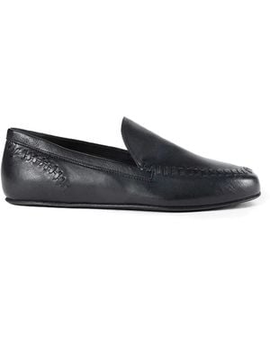Ann Demeulemeester Urbi Stitch Detail Loafers - Blue