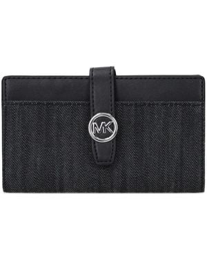 Michael Kors Logo-Plaque Wallet - Black