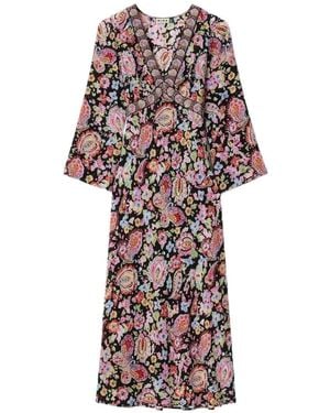 RIXO London Tania Bias-Cut Silk Midi Dress - White