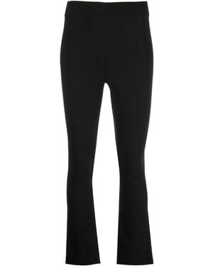 SPRWMN Pantaloni Crop Svasati - Nero