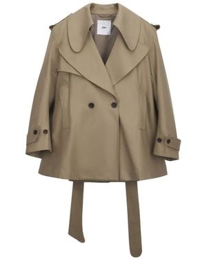 JNBY Gabardina Con Doble Botonadura - Neutro