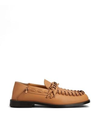 Tod's ウーブン ローファー - ブラウン