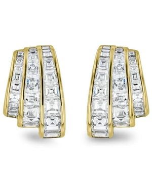 Pragnell 18Kt Geelgouden Manhattan Oorbellen Met Diamant - Metallic