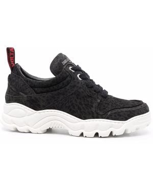 Zadig & Voltaire Blaze Leopard-Print Trainers - Black