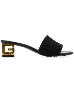 Givenchy 45Mm G Cube Mules - Black