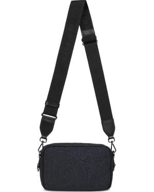 Etro Small Nylon Jacquard Camera Case - Black