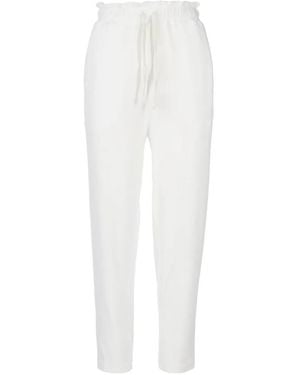 Tessitura Body Couture Low-Crotch Track Trousers - White
