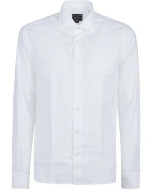 Orian Camisa De Lino De Manga Larga - Blanco