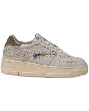 Date Torneo Pure Studs Sneakers - White