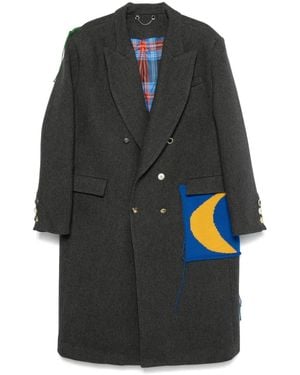 Charles Jeffrey Cappotto Con Applicazione - Nero