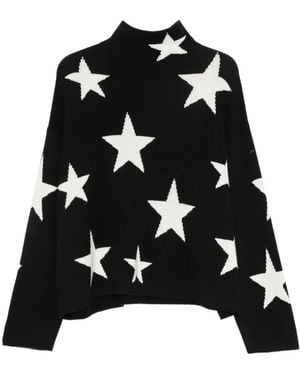Goldbergh Sera Star-Intarsia Sweater - Black