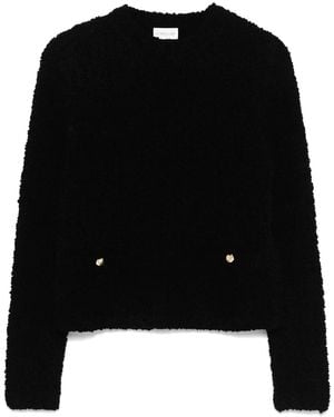 Moncler Maglione Bouclé - Nero