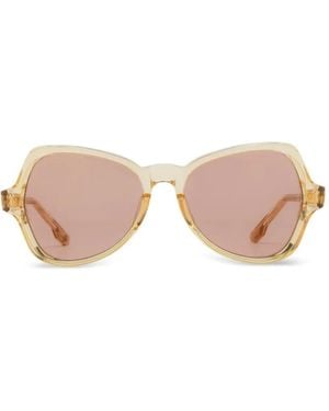Jacques Marie Mage Candy Geometric-Frame Sunglasses - Pink