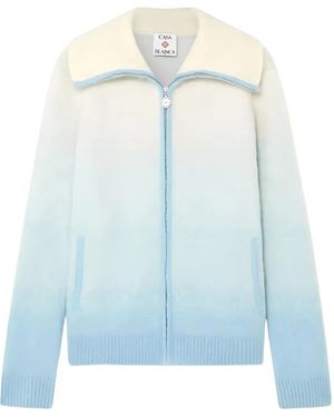 CASABLANCA Cárdigan con cremallera - Azul