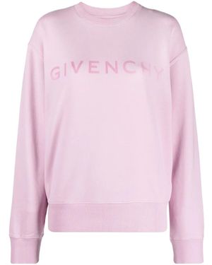 Givenchy 4G Logo-Print Sweatshirt - Pink