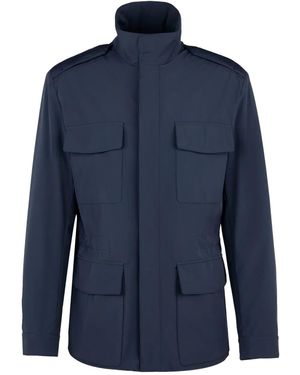 Tod's Multi-Pocket Jacket - Blue