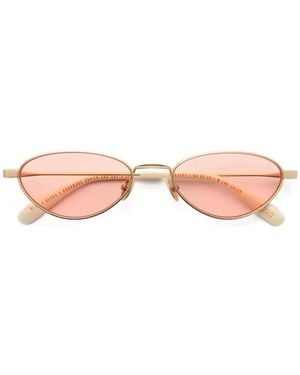 Gast Alba Oval-Frame Sunglasses - Pink