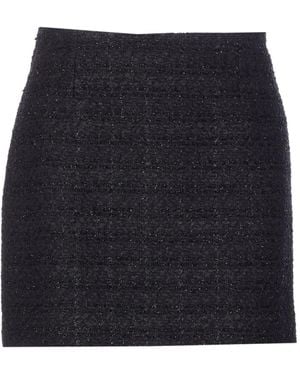 Tagliatore Tweed Mini-Rok - Blauw