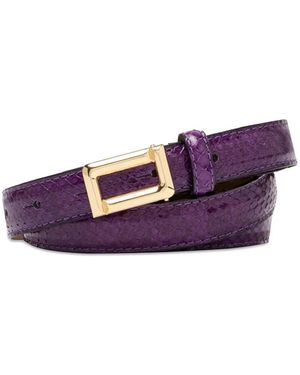 Lancel Cintura Con Fibbia - Viola