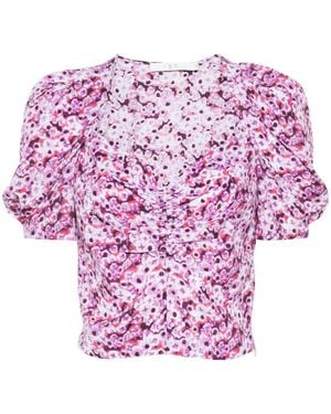 IRO Nunila Floral-Print Blouse - Pink