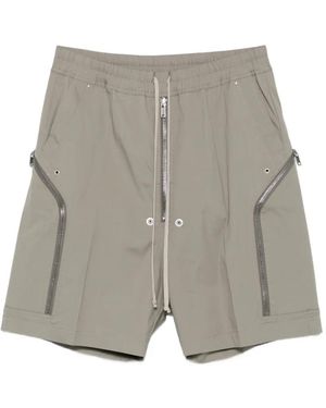 Rick Owens Short Heizer À Lien De Resserrage - Grey