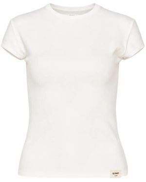 GLOWNY G Slim-Fit Crew-Neck T-Shirt - White
