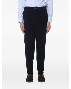Sebago Pantalon Droit Rendon En Velours Côtelé - Blue