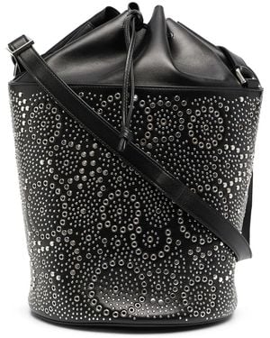 10 Corso Como Borsa A Secchiello Con Borchie Aby - Nero