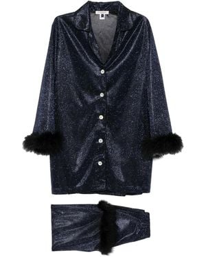 Gilda & Pearl Starlet Sparkle Pyjama Set - Blue