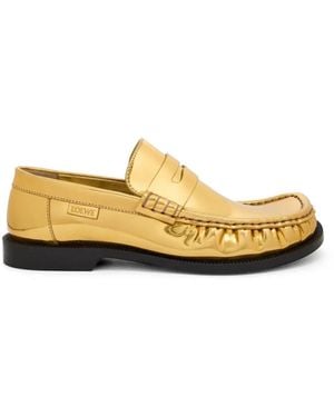 Loewe Campo Loafers - Metallic