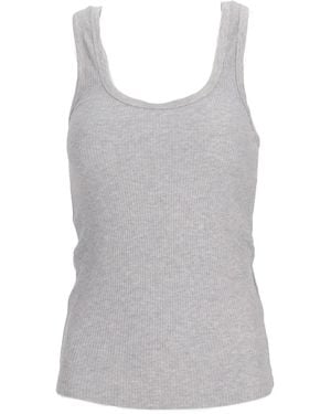 Isabel Marant Geripptes Trägershirt - Grau
