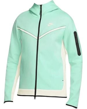 Nike Fleece-Hoodie mit Reißverschluss - Grün
