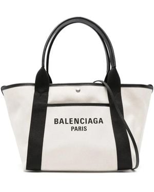 Balenciaga Medium Biarritz Tote Bag - White