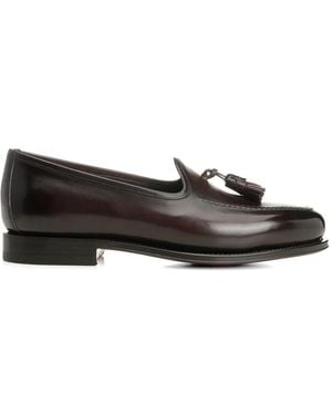 Santoni Andrew Leather Loafers - Brown