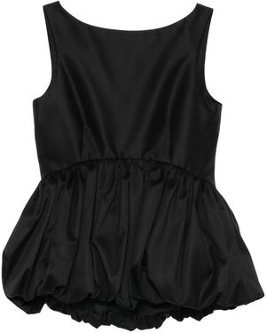 Rohe Peplum-Hem Top - Black