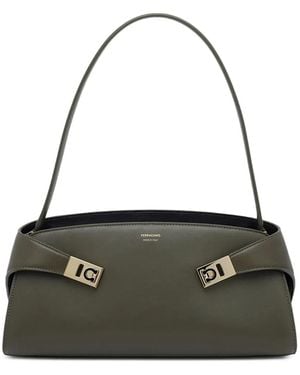 Ferragamo Bolso Hug East-West - Negro