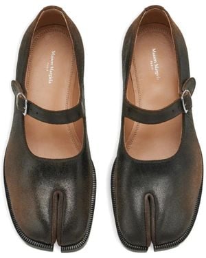 Maison Margiela Escarpins Tabi À Détail De Boucle - Noir