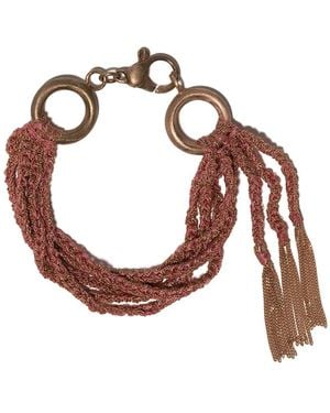 Carolina Bucci 18Kt 'Lucky' Rotgoldarmband - Pink