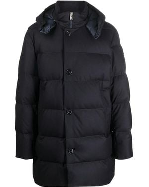 Woolrich Quilted Down Parka Coat - Black