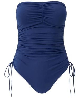 Melissa Odabash Sydney Ruched Swimsuit - Blue
