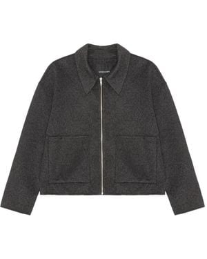 Herskind Jacke mit aufgesetzten Taschen - Schwarz