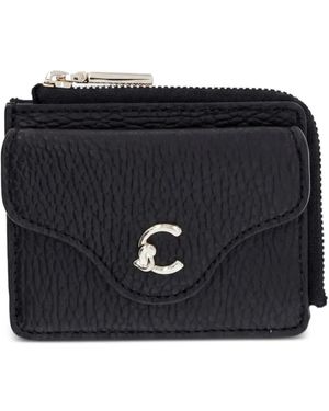 Coccinelle Logo-Detail Leather Wallet - Black