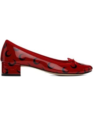 Repetto X Marine Serre 30Mm Camille Moon Pumps - Red
