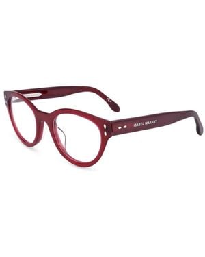 Isabel Marant Bril Met Rond Montuur - Rood