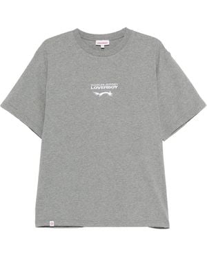 Charles Jeffrey Logo-Embroidered T-Shirt - Grey