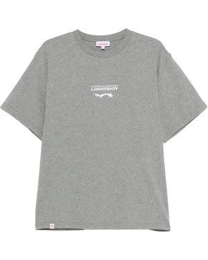 Charles Jeffrey Logo-Embroidered T-Shirt - Grey